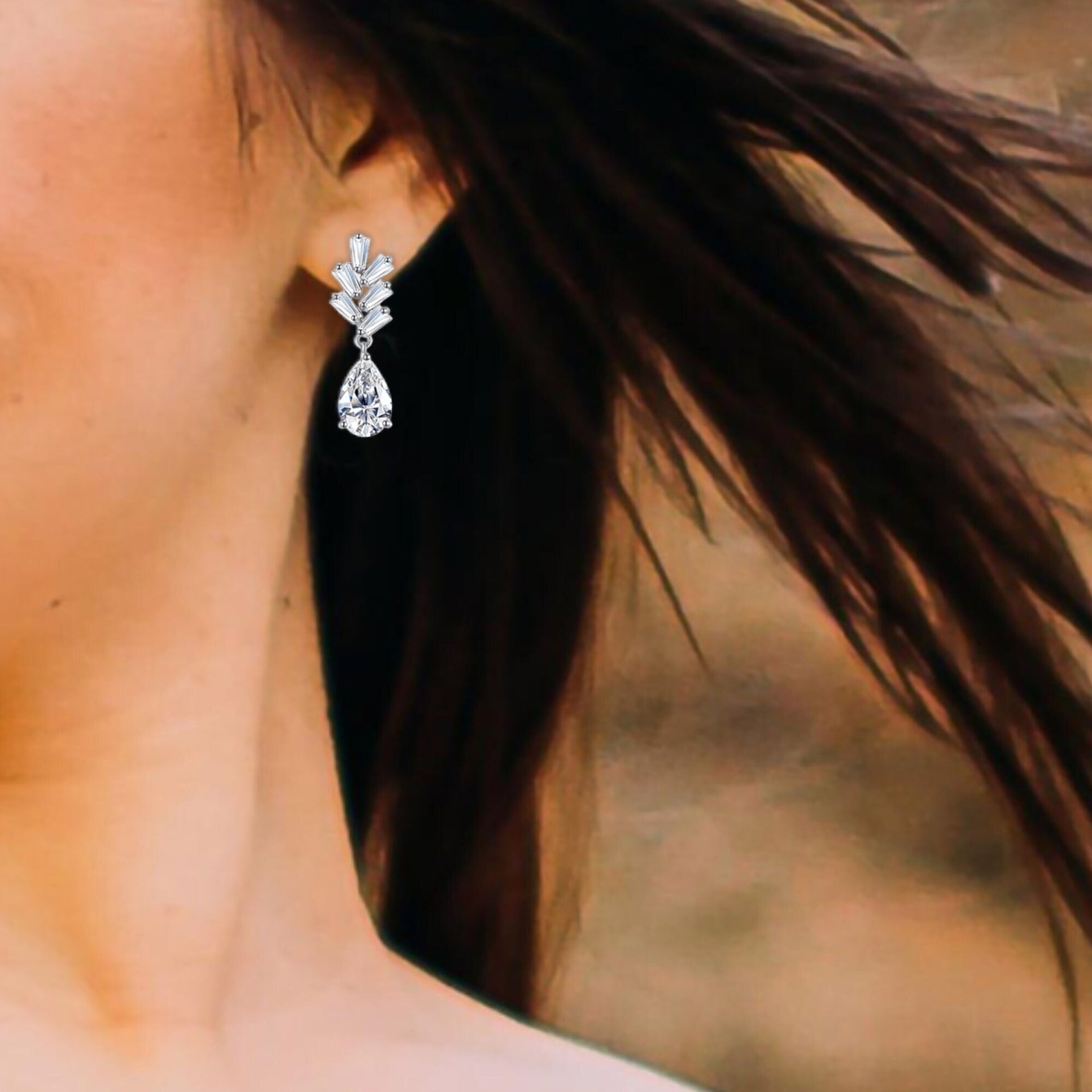 Sparkly CZ Earrings