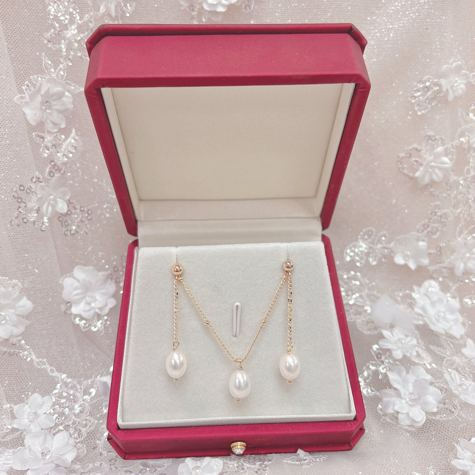 Real Pearl Drop Set