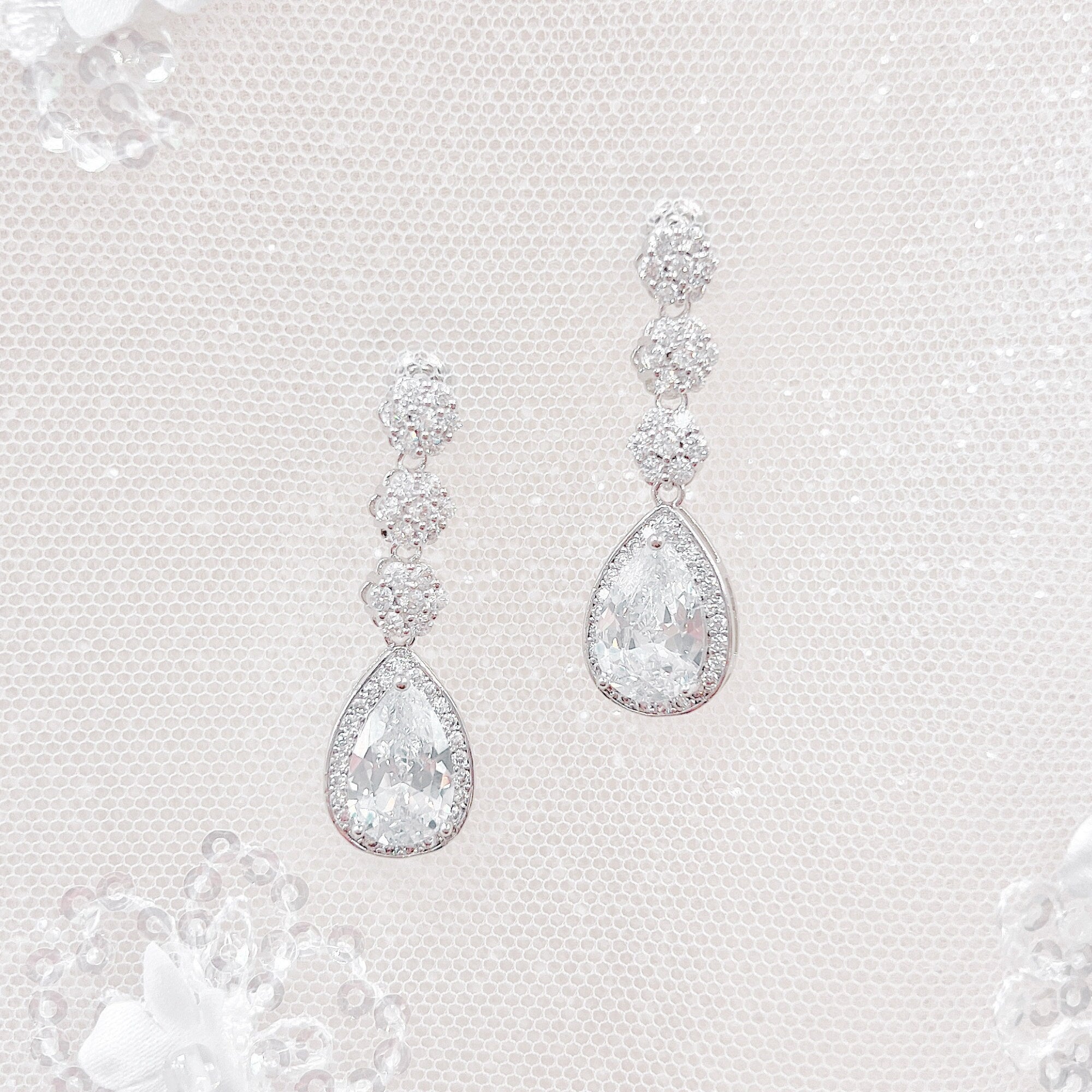 Bridal Drop Earrings